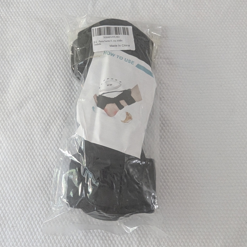 Support For Pain Relief Plantar Fasciitis Achilles Tendonitis Black.